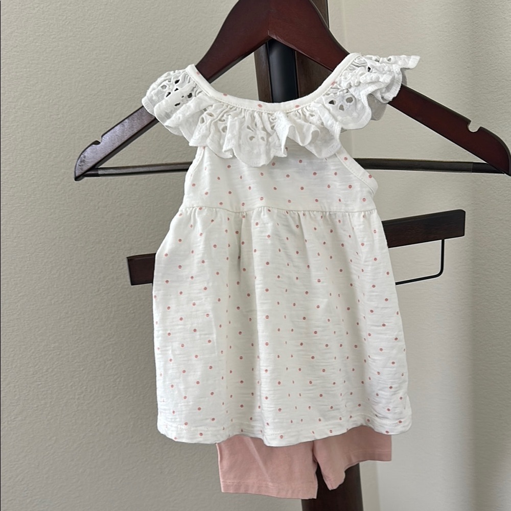 Cynthia Rowley White and Pink Kids Top